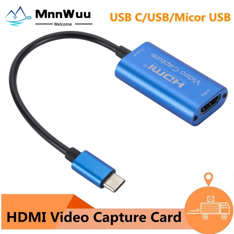 ޴ 1080P HDMI ȣȯ C Ÿ  ĸó, ũ USB/USB 3.0  ׷, PC  ī޶ ȭ ̺ Ʈֿ